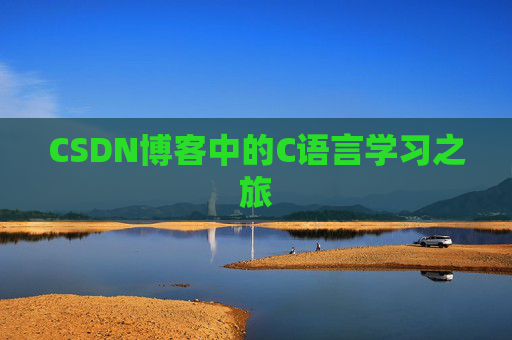 CSDN博客中的C语言学习之旅